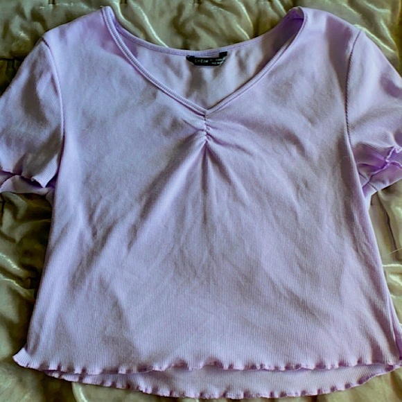 SHEIN purple large t-shirt #preppy#basic#cute#forsale - Picture 1 of 2